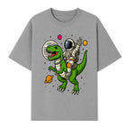 Astronaut Riding T-Rex Space Adventure Graphic Tee for Kids, Dinosaur and Space Theme Shirt, Fun Outer Space Design - T-shirt 1758273095225.jpg