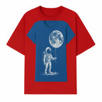Astronaut Holding Moon Balloon T-Shirt | Space Themed Graphic Tee | Unique Gift for Sci-Fi Lovers and Dreamers - T-shirt 1758273095481.jpg
