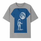 Astronaut Holding Moon Balloon T-Shirt | Space Themed Graphic Tee | Unique Gift for Sci-Fi Lovers and Dreamers - T-shirt 1758273095639.jpg