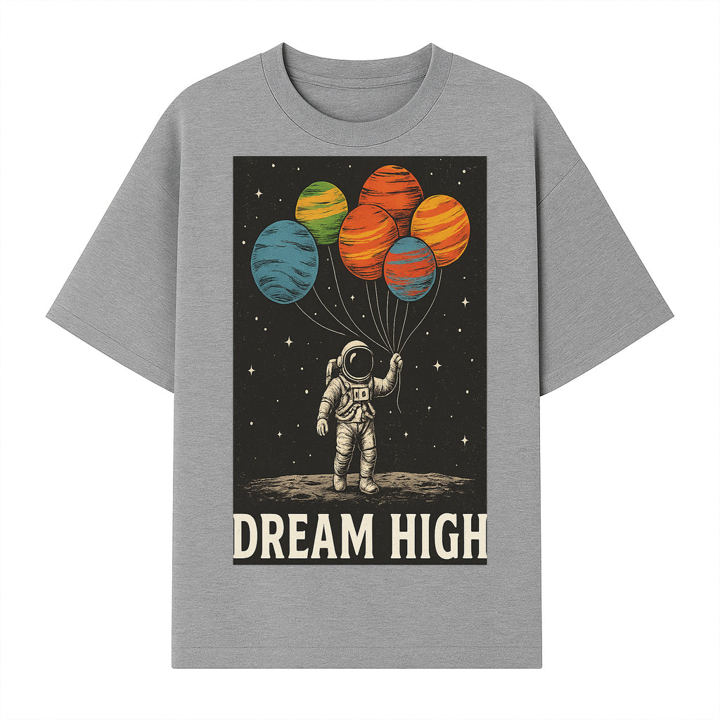 Astronaut Dreaming High with Planet Balloons Art Print Cosmic Wall Decor, Space Theme Home Art, Inspirational Astronaut Illustration - T-shirt 1758273095694.jpg