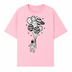Astronaut with Planet Balloons Graphic Tee, Space Theme Shirt, Cosmic Adventure Apparel, Unisex Astronaut Design, Gift for Space Lovers - T-shirt 1758273095793.jpg