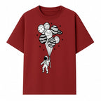 Astronaut with Planet Balloons Graphic Tee, Space Theme Shirt, Cosmic Adventure Apparel, Unisex Astronaut Design, Gift for Space Lovers - T-shirt 1758273095918.jpg