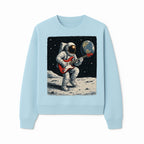 Astronaut Playing Electric Guitar in Space - Cosmic Music Art Print for Space Lovers and Musicians, Retro Style Wall Decor - Sweatshirt 1758273096175.jpg