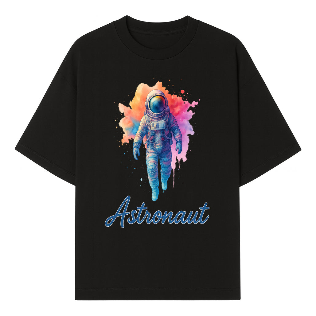 Colorful Astronaut Art Print | Space Exploration Wall Decor | Cosmic Space Theme | Unique Gift for Space Lovers - T-shirt 1758273096380.jpg
