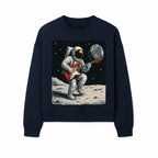 Astronaut Playing Electric Guitar in Space - Cosmic Music Art Print for Space Lovers and Musicians, Retro Style Wall Decor - Sweatshirt 1758273096646.jpg