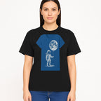 Astronaut Holding Moon Balloon T-Shirt | Space Themed Graphic Tee | Unique Gift for Sci-Fi Lovers and Dreamers - T-shirt 1758273097062.jpg