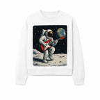 Astronaut Playing Electric Guitar in Space - Cosmic Music Art Print for Space Lovers and Musicians, Retro Style Wall Decor - Sweatshirt 1758273097095.jpg