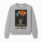 Astronaut Dreaming High with Planet Balloons Art Print Cosmic Wall Decor, Space Theme Home Art, Inspirational Astronaut Illustration - Sweatshirt 1758273097238.jpg