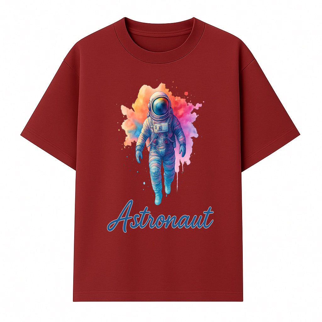 Colorful Astronaut Art Print | Space Exploration Wall Decor | Cosmic Space Theme | Unique Gift for Space Lovers - T-shirt 1758273097251.jpg