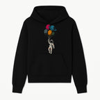 Astronaut with Planet Balloons T-Shirt | Space Themed Graphic Tee | Cute Outer Space Adventure Design for Kids & Adults - Hoodie 1758273098088.jpg