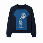 Astronaut Holding Moon Balloon T-Shirt | Space Themed Graphic Tee | Unique Gift for Sci-Fi Lovers and Dreamers - Sweatshirt 1758273098420.jpg