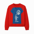 Astronaut Holding Moon Balloon T-Shirt | Space Themed Graphic Tee | Unique Gift for Sci-Fi Lovers and Dreamers - Sweatshirt 1758273098570.jpg