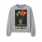 Astronaut Dreaming High with Planet Balloons Art Print Cosmic Wall Decor, Space Theme Home Art, Inspirational Astronaut Illustration - Sweatshirt 1758273098701.jpg
