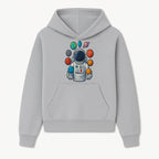 Astronaut Planet Art Print | Space Theme Poster | Galaxy Universe Wall Decor | Cosmic Design For Kids Room or Office - Hoodie 1758273099837.jpg