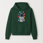 Astronaut Planet Art Print | Space Theme Poster | Galaxy Universe Wall Decor | Cosmic Design For Kids Room or Office - Hoodie 1758273100242.jpg