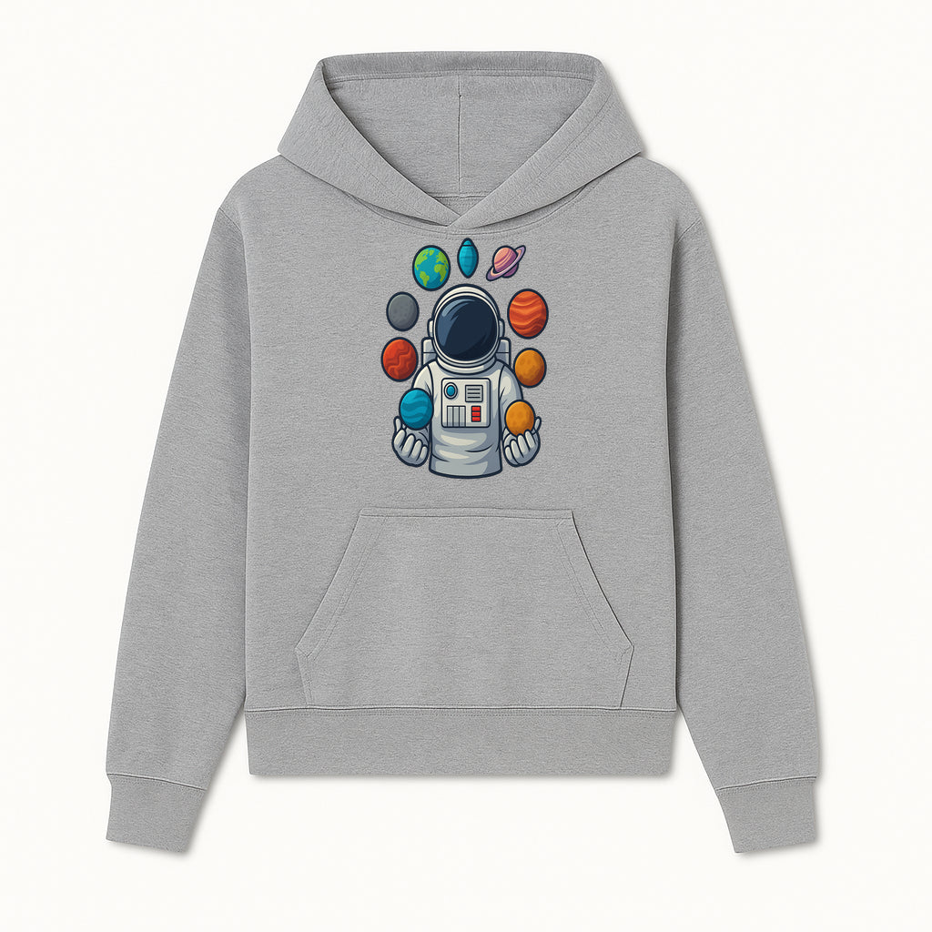 Astronaut Planet Art Print | Space Theme Poster | Galaxy Universe Wall Decor | Cosmic Design For Kids Room or Office - Hoodie 1758273100376.jpg