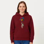 Astronaut with Planet Balloons T-Shirt | Space Themed Graphic Tee | Cute Outer Space Adventure Design for Kids & Adults - Hoodie 1758273100806.jpg
