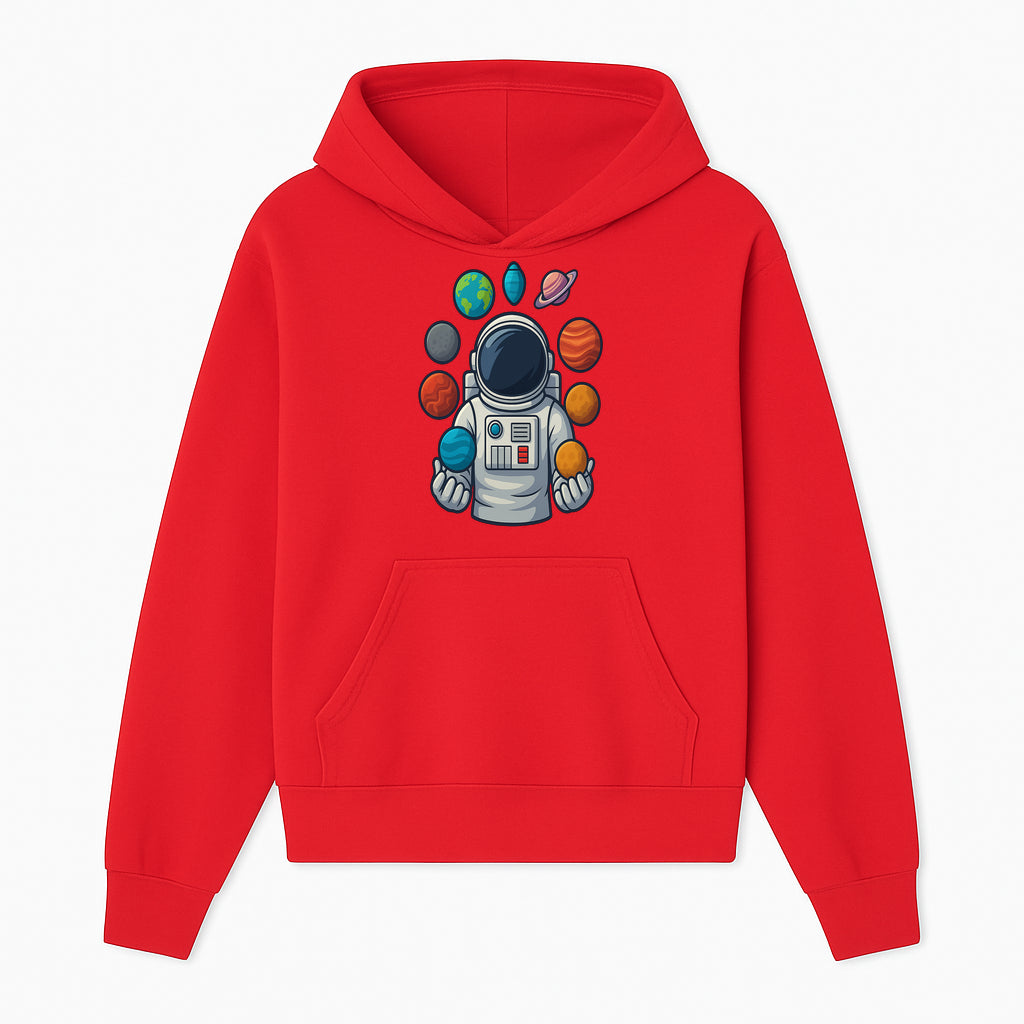 Astronaut Planet Art Print | Space Theme Poster | Galaxy Universe Wall Decor | Cosmic Design For Kids Room or Office - Hoodie 1758273101114.jpg