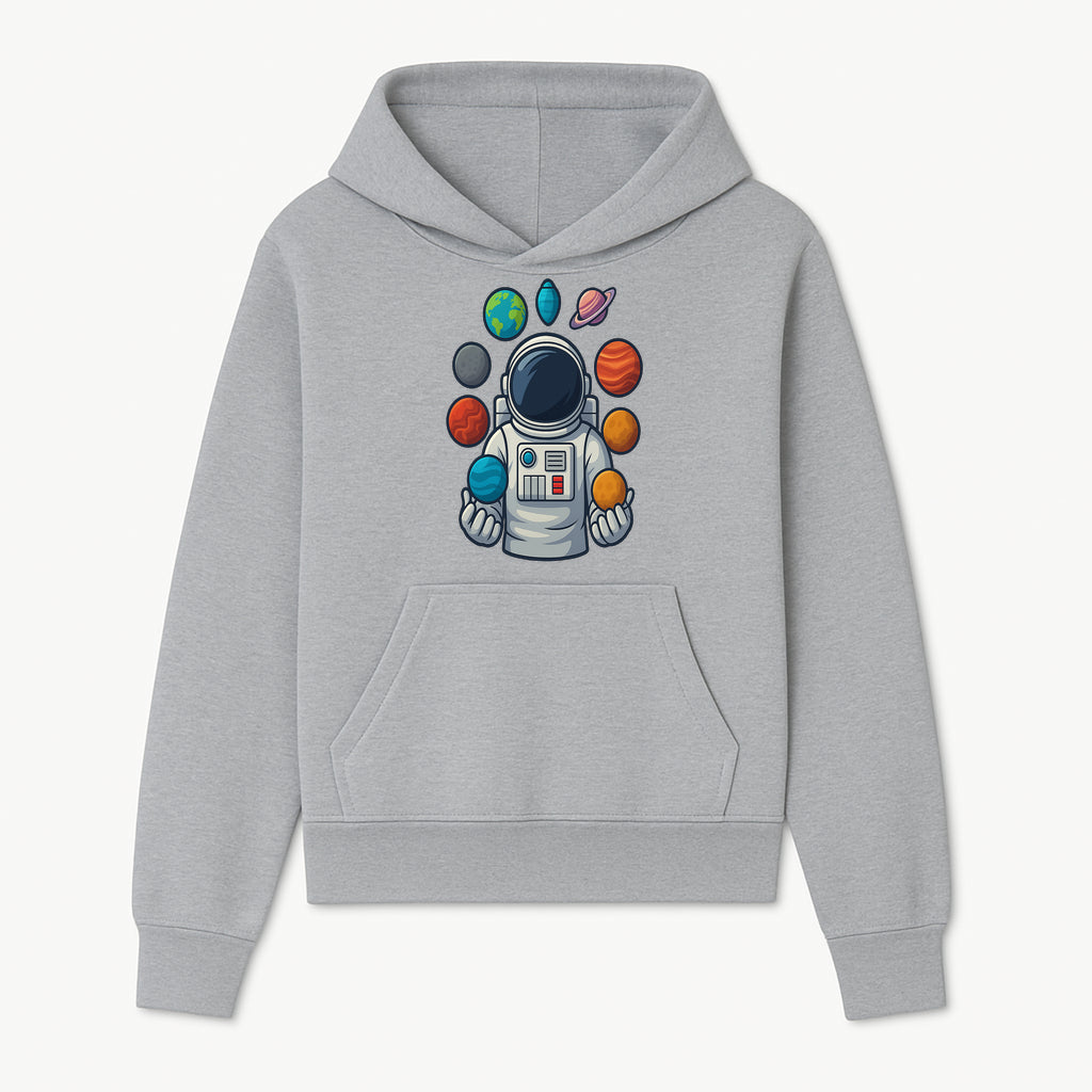 Astronaut Planet Art Print | Space Theme Poster | Galaxy Universe Wall Decor | Cosmic Design For Kids Room or Office - Hoodie 1758273101256.jpg
