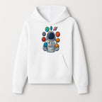 Astronaut Planet Art Print | Space Theme Poster | Galaxy Universe Wall Decor | Cosmic Design For Kids Room or Office - Hoodie 1758273101402.jpg