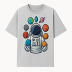 Astronaut Planet Art Print | Space Theme Poster | Galaxy Universe Wall Decor | Cosmic Design For Kids Room or Office - T-shirt 1758273102935.jpg