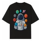 Astronaut Planet Art Print | Space Theme Poster | Galaxy Universe Wall Decor | Cosmic Design For Kids Room or Office - T-shirt 1758273103102.jpg