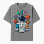 Astronaut Planet Art Print | Space Theme Poster | Galaxy Universe Wall Decor | Cosmic Design For Kids Room or Office - T-shirt 1758273103549.jpg