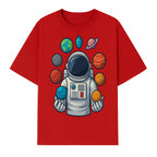 Astronaut Planet Art Print | Space Theme Poster | Galaxy Universe Wall Decor | Cosmic Design For Kids Room or Office - T-shirt 1758273104250.jpg