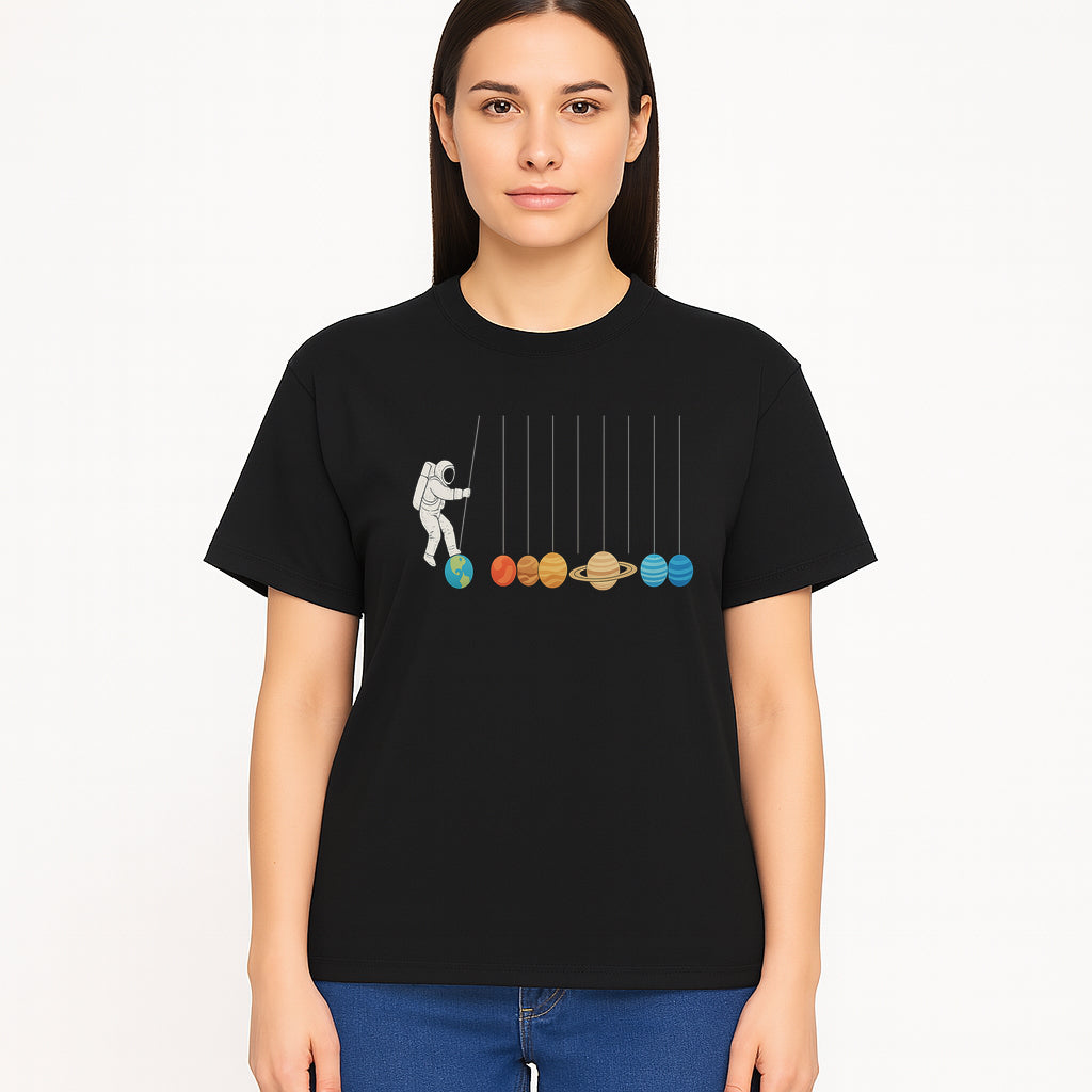 Astronaut Planet Swinging Art Print - Colorful Space Theme Decor for Kids Room, Nursery, or Educational Spaces - T-shirt 1758273104392.jpg