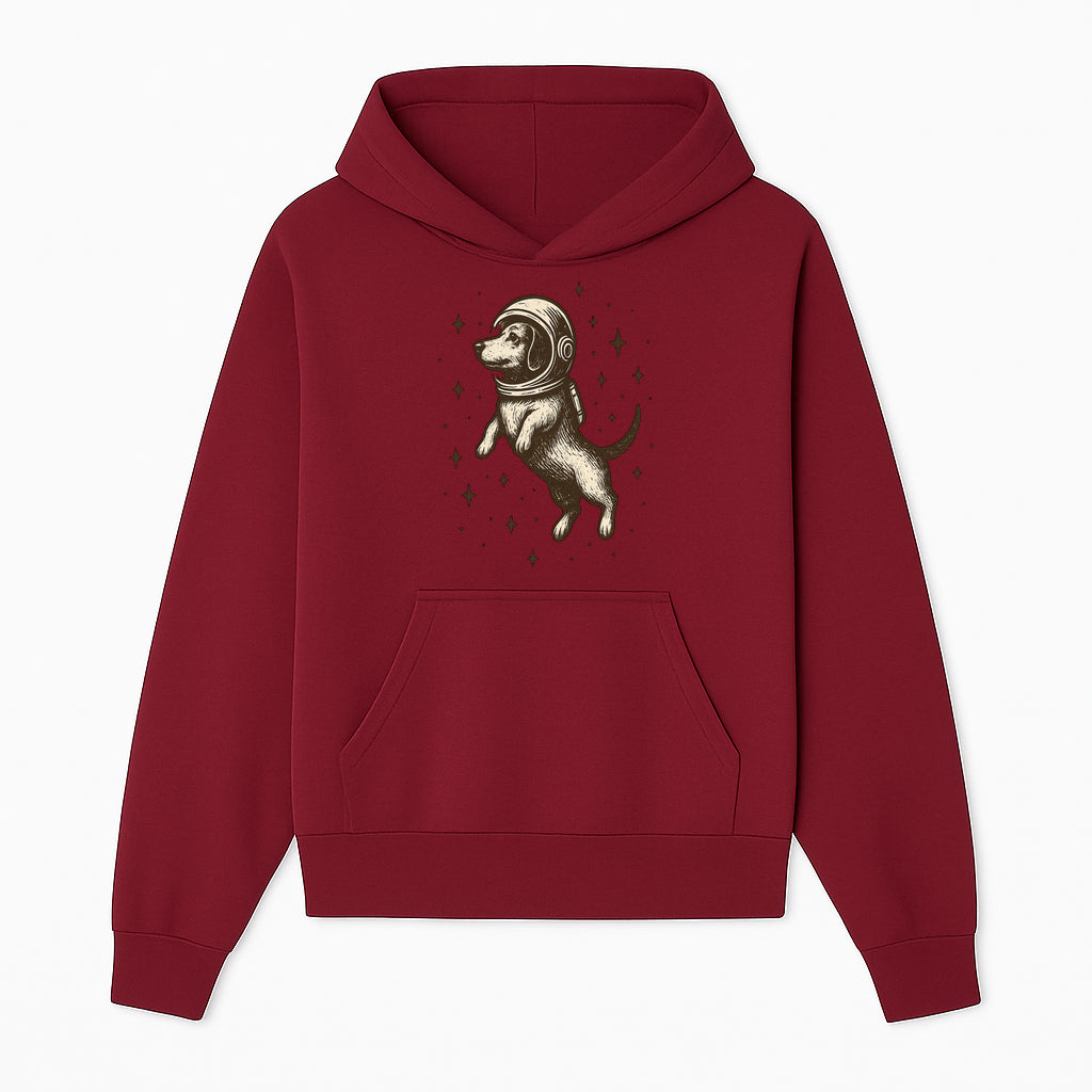 Adventurous Astronaut Dog Art Print - Space Theme Canine Illustration - Fun Wall Decor for Dog Lovers and Space Enthusiasts - Hoodie 1758273105416.jpg