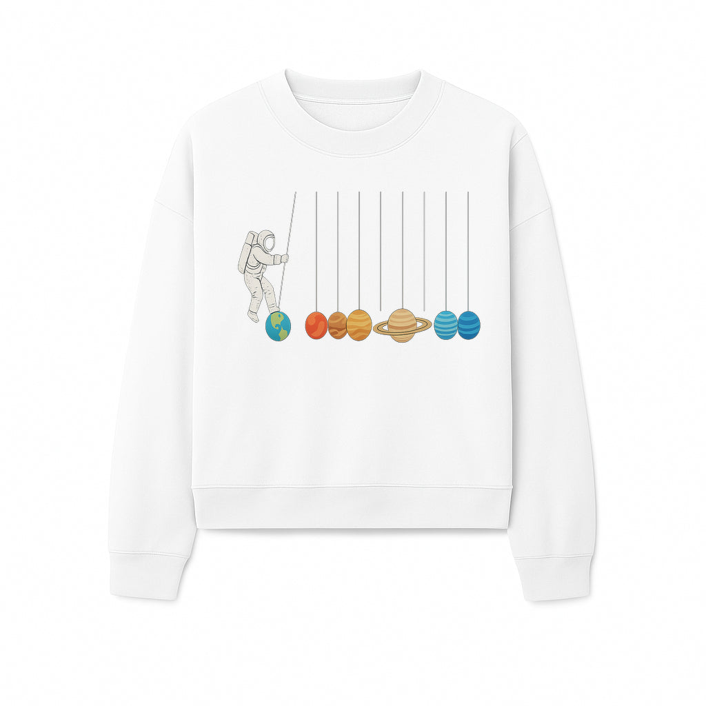 Astronaut Planet Swinging Art Print - Colorful Space Theme Decor for Kids Room, Nursery, or Educational Spaces - Sweatshirt 1758273106110.jpg