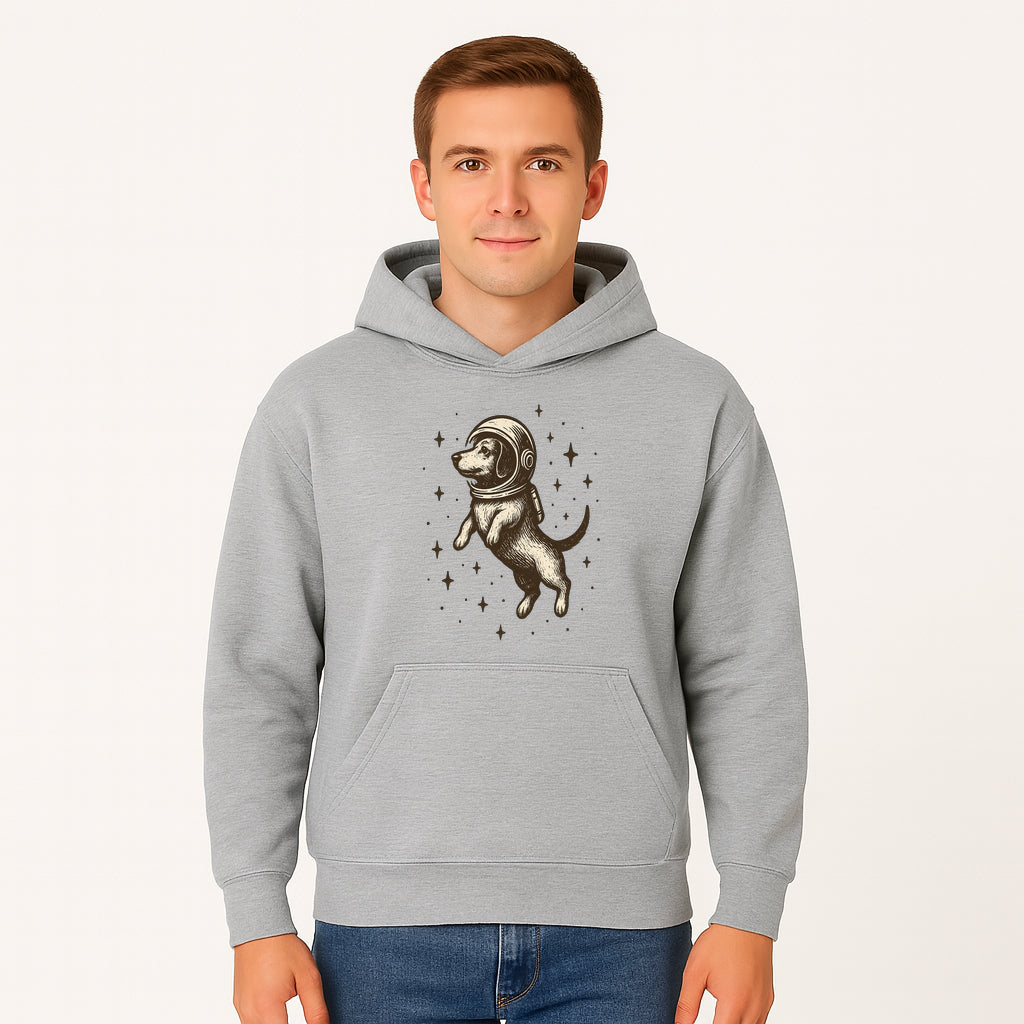 Adventurous Astronaut Dog Art Print - Space Theme Canine Illustration - Fun Wall Decor for Dog Lovers and Space Enthusiasts - Hoodie 1758273107125.jpg