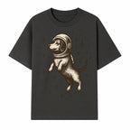 Adventurous Astronaut Dog Art Print - Space Theme Canine Illustration - Fun Wall Decor for Dog Lovers and Space Enthusiasts - T-shirt 1758273107767.jpg