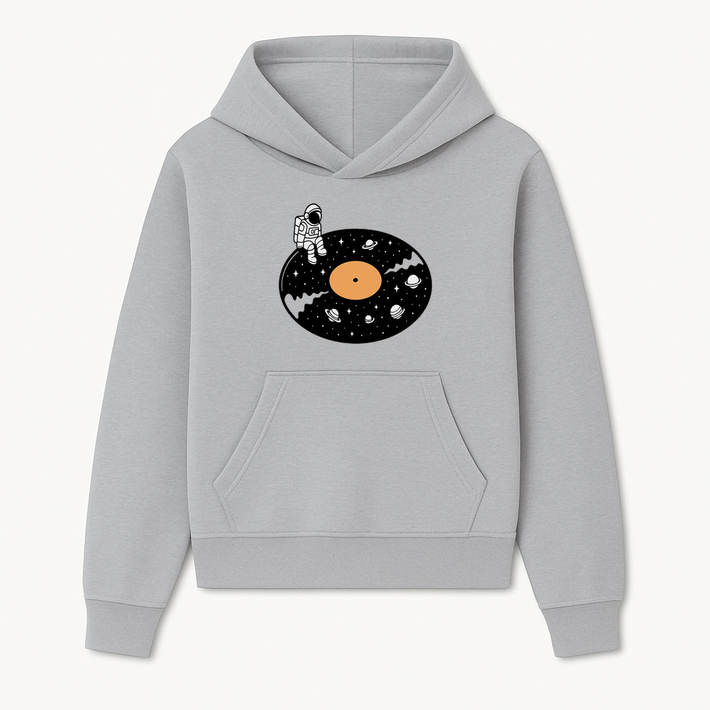 Astro Vinyl Record Player Design - Space-Themed Astronaut Artwork for Music Lovers, Retro Decor, Cosmic Vibes - Hoodie 1758273107801.jpg