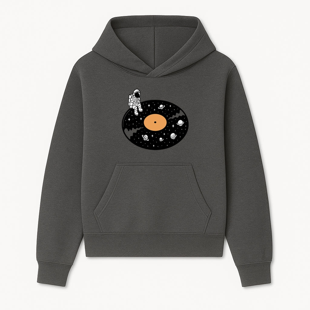 Astro Vinyl Record Player Design - Space-Themed Astronaut Artwork for Music Lovers, Retro Decor, Cosmic Vibes - Hoodie 1758273108082.jpg