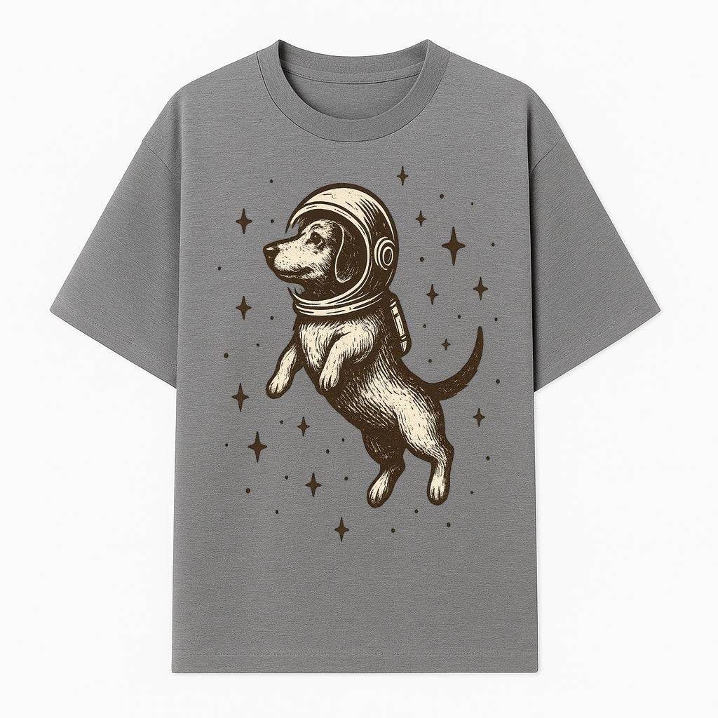 Adventurous Astronaut Dog Art Print - Space Theme Canine Illustration - Fun Wall Decor for Dog Lovers and Space Enthusiasts - T-shirt 1758273108113.jpg