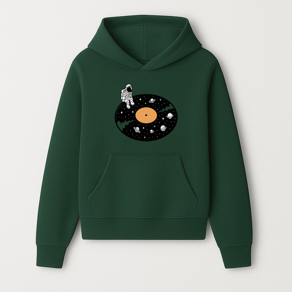 Astro Vinyl Record Player Design - Space-Themed Astronaut Artwork for Music Lovers, Retro Decor, Cosmic Vibes - Hoodie 1758273108238.jpg