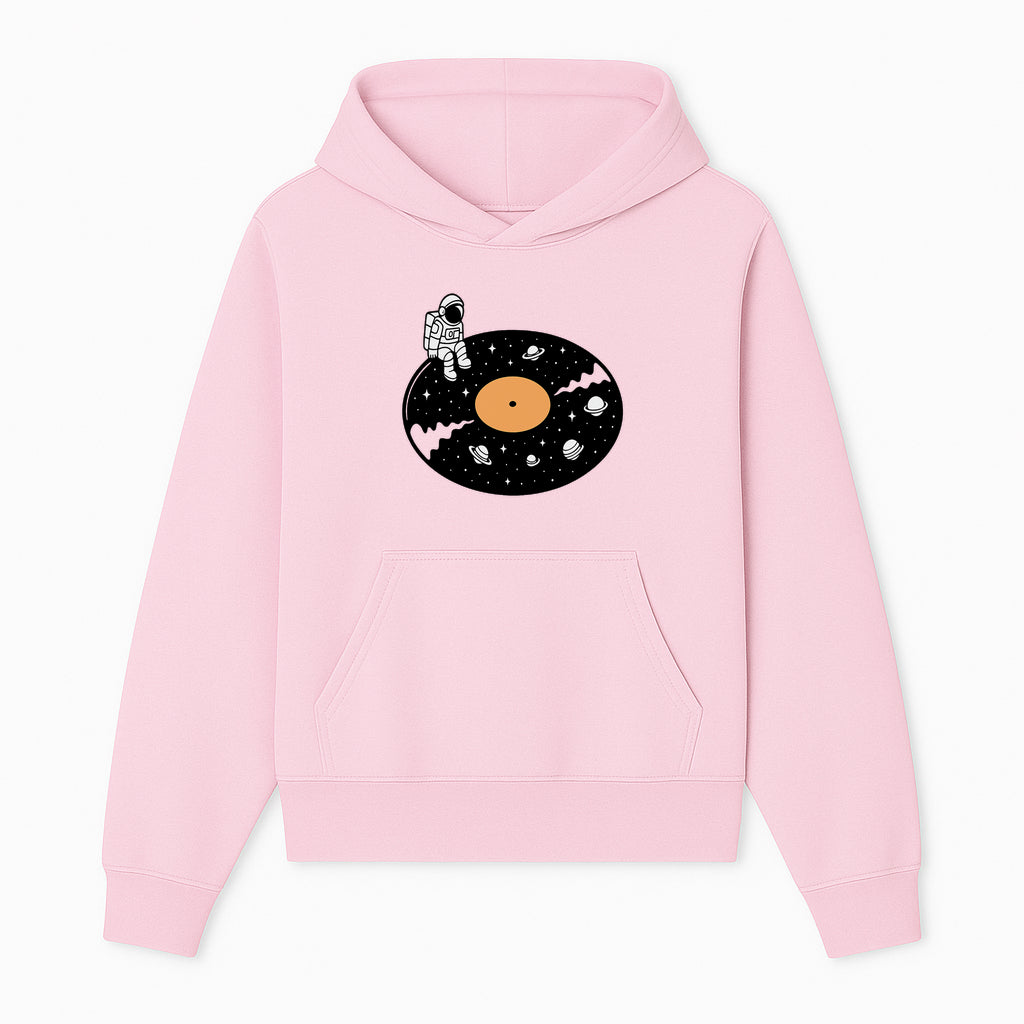 Astro Vinyl Record Player Design - Space-Themed Astronaut Artwork for Music Lovers, Retro Decor, Cosmic Vibes - Hoodie 1758273108726.jpg
