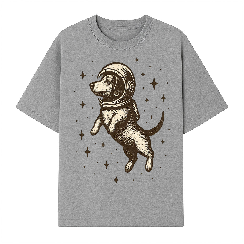 Adventurous Astronaut Dog Art Print - Space Theme Canine Illustration - Fun Wall Decor for Dog Lovers and Space Enthusiasts - T-shirt 1758273108925.jpg