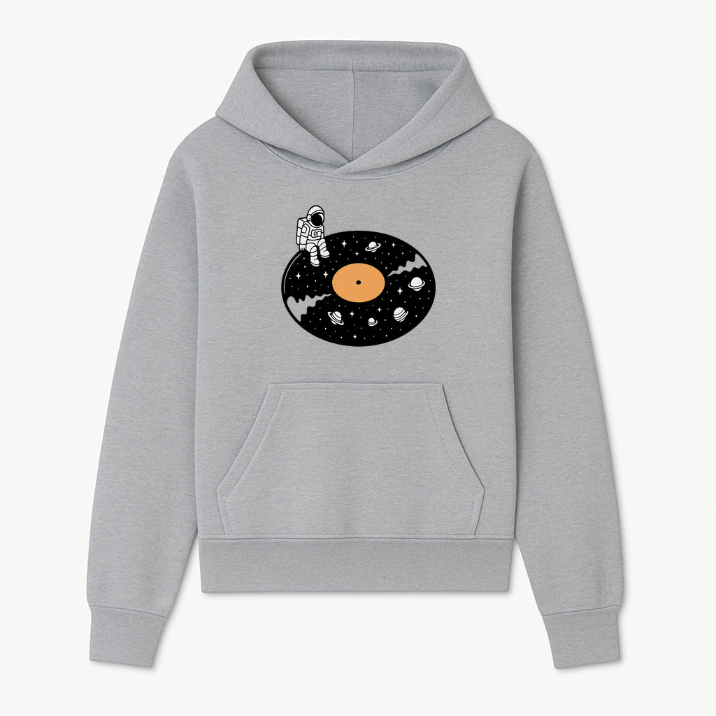 Astro Vinyl Record Player Design - Space-Themed Astronaut Artwork for Music Lovers, Retro Decor, Cosmic Vibes - Hoodie 1758273109360.jpg