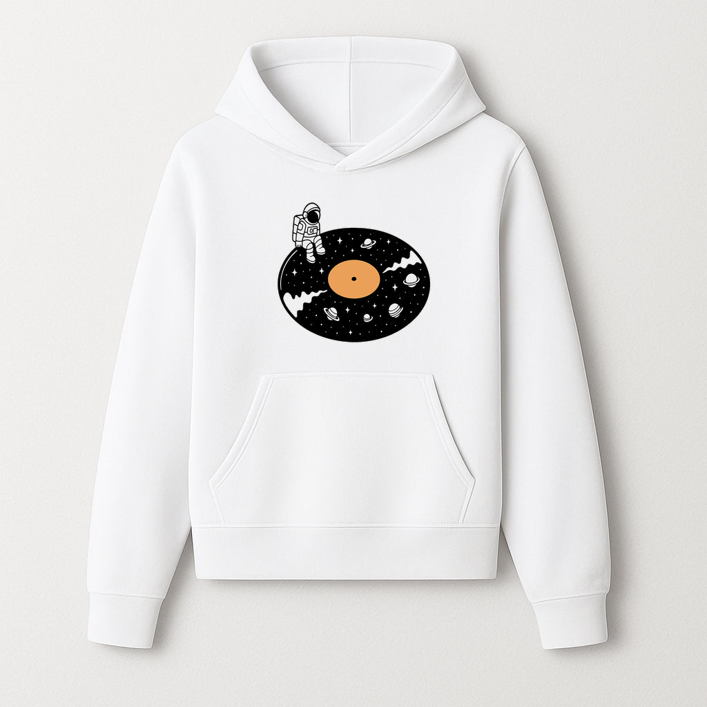 Astro Vinyl Record Player Design - Space-Themed Astronaut Artwork for Music Lovers, Retro Decor, Cosmic Vibes - Hoodie 1758273109510.jpg
