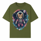 Astronaut Cat Illustration - Cute Space Kitten Art Print, Galactic Decor, Cosmic Cat Artwork for Animal Lovers and Space Enthusiasts - T-shirt 1758273110071.jpg