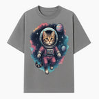 Astronaut Cat Illustration - Cute Space Kitten Art Print, Galactic Decor, Cosmic Cat Artwork for Animal Lovers and Space Enthusiasts - T-shirt 1758273110225.jpg