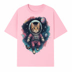 Astronaut Cat Illustration - Cute Space Kitten Art Print, Galactic Decor, Cosmic Cat Artwork for Animal Lovers and Space Enthusiasts - T-shirt 1758273110520.jpg