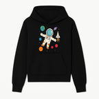 Astronaut Space Adventure Art Print | Planets & Rocket Ship Illustration | Fun Kids Room Decor | Outer Space Wall Art - Hoodie 1758273110562.jpg