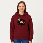 Astro Vinyl Record Player Design - Space-Themed Astronaut Artwork for Music Lovers, Retro Decor, Cosmic Vibes - Hoodie 1758273110844.jpg