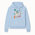 Astronaut Space Adventure Art Print | Planets & Rocket Ship Illustration | Fun Kids Room Decor | Outer Space Wall Art - Hoodie 1758273111149.jpg