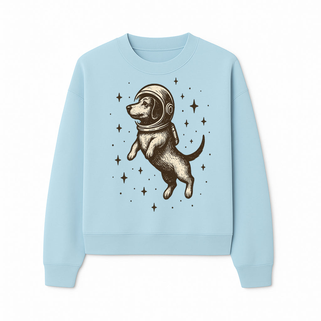 Adventurous Astronaut Dog Art Print - Space Theme Canine Illustration - Fun Wall Decor for Dog Lovers and Space Enthusiasts - Sweatshirt 1758273111200.jpg