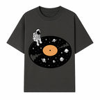 Astro Vinyl Record Player Design - Space-Themed Astronaut Artwork for Music Lovers, Retro Decor, Cosmic Vibes - T-shirt 1758273111295.jpg