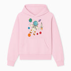 Astronaut Space Adventure Art Print | Planets & Rocket Ship Illustration | Fun Kids Room Decor | Outer Space Wall Art - Hoodie 1758273111303.jpg